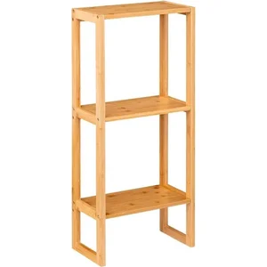 Comparateur de prix : 5five Etagère À 3 Niveaux En Bambou "Lab'n Modul" - Beige - L 35 X P 20 X H 84 Cm