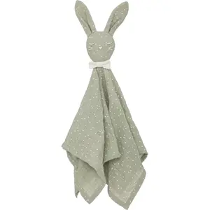 Doudou - ATMOSPHERA - Lapin - Coton - Vert - 46,5 x 50 cm pas cher
