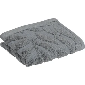 Serviette de toilette - ATMOSPHERA - Cisel - Coton Gris Foncé - 30x50 cm - Tissu Jacquard pas cher