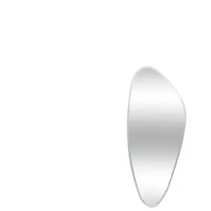 Miroir organique bisauté Aidan 142x60cm argent Atmosphera Créateur D'i... pas cher