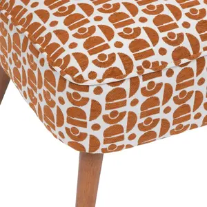 Fauteuil "Chiara" ambre - Atmosphera createur d'interieur - Ambre
