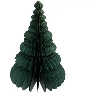 Sapin H.30cm papier vert - Atmosphera createur dinterieur pas cher