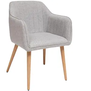 Fauteuil de table Visoca Gris - Atmosphera createur d'interieurVendu parcdiscount