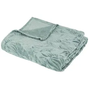 Plaid flanelle Roy bleu 180x230cm - Atmosphera createur d'interieur - BleuVendu pargalaxus