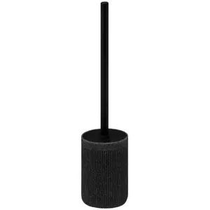 5Five Toiletborstel in houder Onyx - antraciet - polystone - 40 x 9 cm pas cher