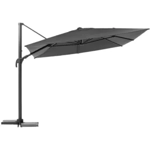 Comparateur de prix : HESPERIDE Parasol déporté "Melhia" anthracite 3x3m - Anthracite / Graphite - Hespéride