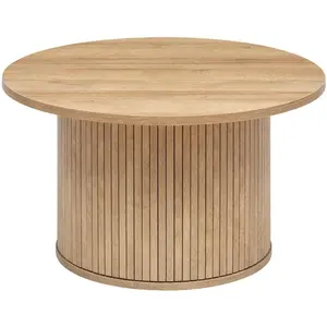 Atmosphera Créateur D'intérieur - Table basse ronde D70 Colva Atmosphera - Naturel pas cher