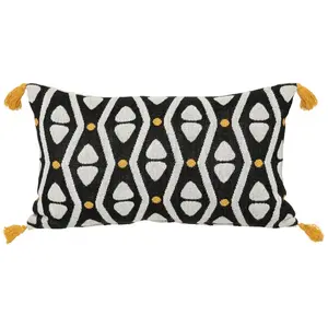 Coussin Tribal 30x50cm jacquard Atmosphera Créateur D'intérieur pas cher