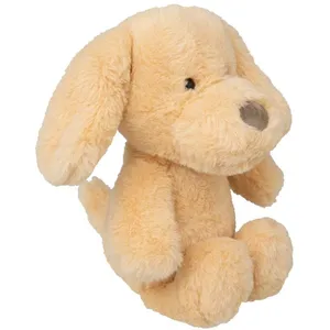 Peluche chien Poppy H28cm marron Atmosphera créateur d'intérieur pas cher