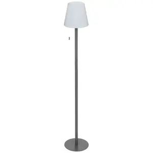Atmosphera Buitenlamp Zack H108cm - Oplaadbaar - Grafiet pas cher