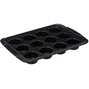 5five - moule 12 muffins 32x135cm acier caractère pas cher