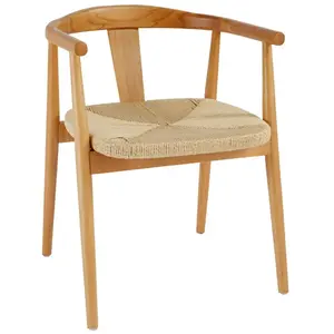 Fauteuil à dîner Yamato hêtre beige - Atmosphera createur dinterieurVendu parcdiscount