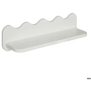 ETAGERE MDF VAGUE SALINA L53 - Atmosphera createur dinterieur - Blanc pas cher