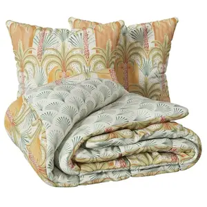 ATMOSPHERA Parure de lit 3 pièces "Janice" percale de coton 240x220cm - Atmospher... pas cher