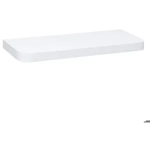 5five - étagère "fixy" arrondie blanc 60x23,5cm pas cher