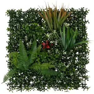 Carré végétal tropical "Izy" vert 50x50cm - Atmosphera createur d'inte...Vendu parcdiscount