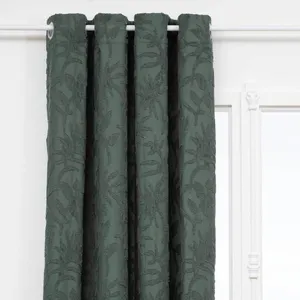 RIDEAU JACQ WILLOW KA 135X260 - Atmosphera createur dinterieur pas cher