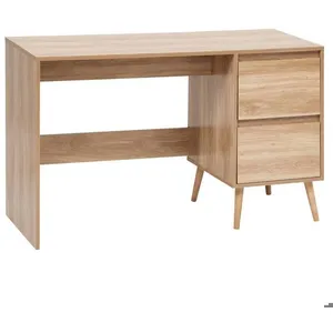 Bureau 2 tiroirs Abana bois clair - 5 five simply smart - Beige pas cher