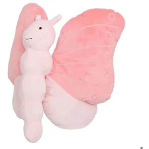 Peluche papillon "Alma" rose H28cm - Atmosphera createur d'interieur - Rose pas cher