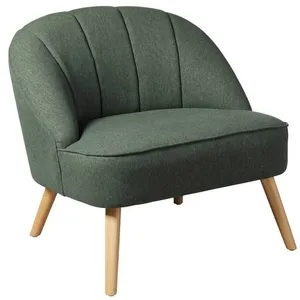 Fauteuil "Naova" vert cèdre - Atmosphera createur d'interieur - Vert cèdre pas cher