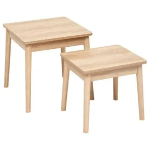 Tables gigognes Abana bois clair - 5 five simply smart - Beige pas cher