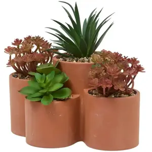 Plante artificielle en pot Wonj 22x16cm - Atmosphera createur dinterieur pas cher