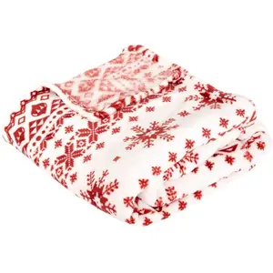 Atmosphera Féérie Lights & Christmas - Plaid de Noël motif Scandinave ...Vendu pargalaxus