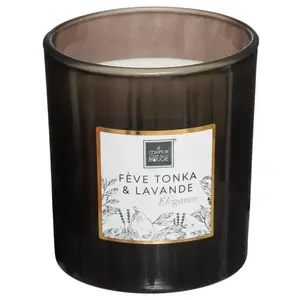 Atmosphera Bougie Parfumée Fève Tonka et Lavande Pot en verre 210 G pas cher
