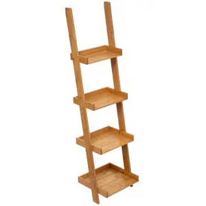 5five - étagère échelle 4 niveaux bambou pas cher