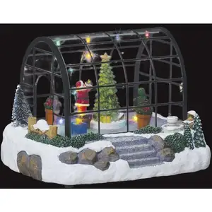 OSE Village de Noël serre du Père Noël pas cher