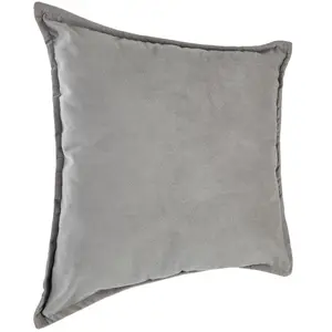 Coussin lilou coton gris souris 45x45cm Atmosphera Créateur D'intérieurVendu parcdiscount