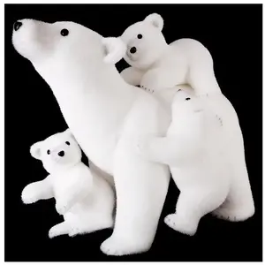 FEERIC CHRISTMAS Générique DÉCORATION Famille Ours 42 CM, cm pas cher