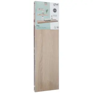 FIVE Etagère - Fixy - 80 cm - Chêne naturel - MDF_E2 - Panneau de particules pas cher