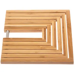 Dessous de plat extensible en bambou SECRET DE GOURMET pas cher