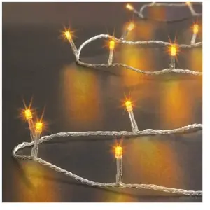 Guirlande lumineuse LED programmable blanc chaud 50 mètres pas cher