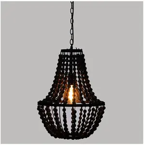 Suspension Goya pin noir D39cm - Atmosphera créateur d'intérieur pas cher
