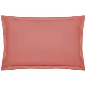 Taie d oreiller Carina coton rose blush 50x70cm Atmosphera Créateur D'intérieur pas cher