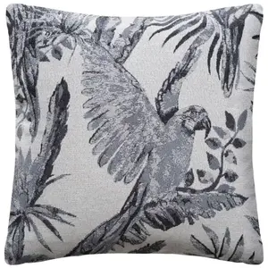 LES TENDANCES Coussin perroquet gris 40x40cm - Atmosphera créateur d'intérieurVendu paramazon