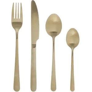 Comparateur de prix : Secret de Gourmet Bestekset Green Harmony - 24-delig - RVS - goud