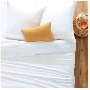 Housse de couette Carina en coton blanc 240x220cm Atmosphera créateur d'intérieur pas cher