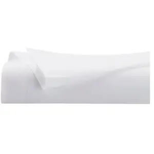 Drap plat Carina en coton 180x290cm blanc Atmosphera Créateur D'intérieur pas cher