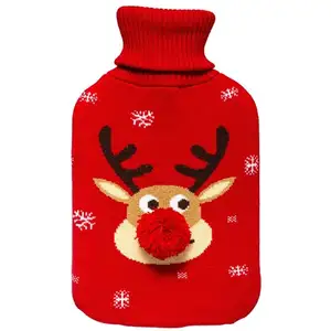 OSE - Bouillotte renne 'Rudolph en tricot qui tient chaud' pas cher