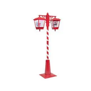 ATMOSPHERA Décoration Lumineuse "2 Lanternes" 188cm Rouge & Blanc pas cher