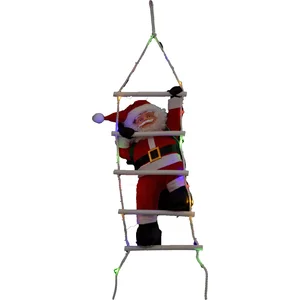 OSE Père Noël grimpeur sur échelle lumineuse pas cher