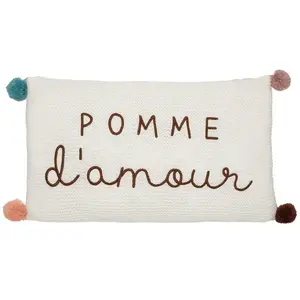 Atmosphera for Kids - Coussin Enfant Déco Campagne 30x50cm IvoireVendu parcdiscount