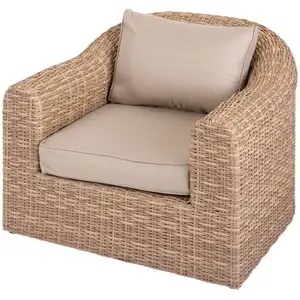 HESPERIDE Fauteuil de salon de jardin Mooréa Savana - Savana - Hespéride pas cher