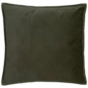 Coussin lilou coton vert kaki 55x55cm Atmosphera Créateur D'intérieurVendu parcdiscount