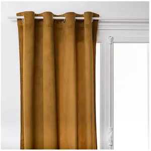 Rideau Lilou mordoré 140x260cm - Atmosphera créateur d'intérieur pas cher