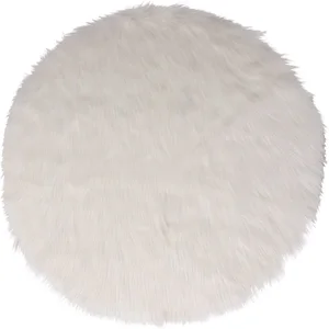 Tapis de sapin effet fourrure banc D90cm - Feeric lights & christmas pas cher