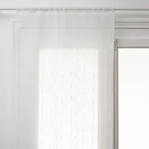 Atmosphera - 2 Voilages Anissa - Longueur 90 cm x Largeur 60 cm - Blan...Vendu parcdiscount